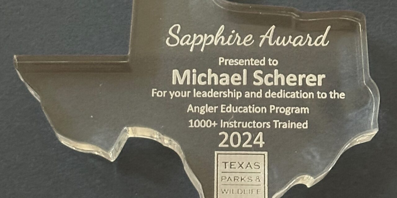 Michael Scherer – Earns the First Ever – Sapphire Award